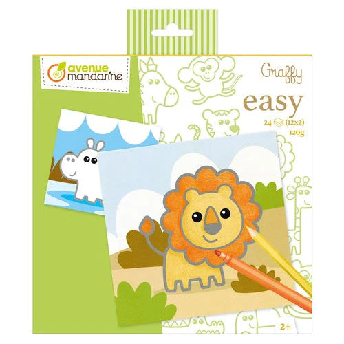 Wild Animals - Graffy Easy - Learn to Colour