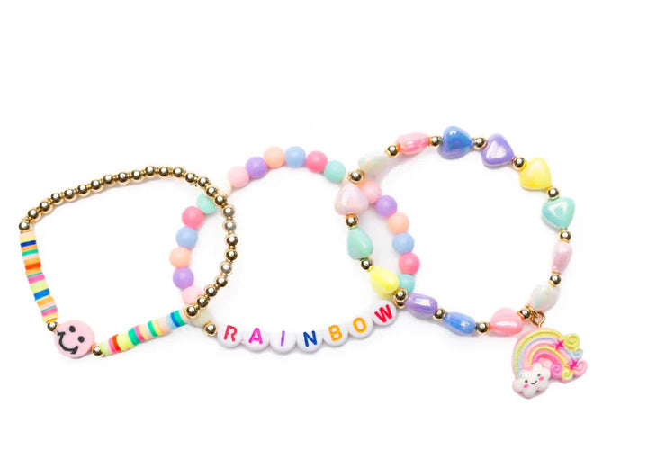 Rainbow Smiles Bracelet - 3pc Set