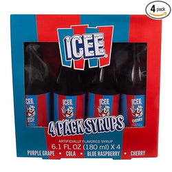 ICEE 4 Pack Syrups 4 x 6oz