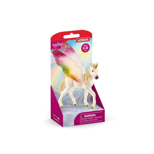 Winged Rainbow Unicorn Foal Schleich The Rocking Horse Shop