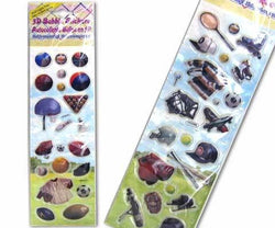 3D Bubble Sport Stickers