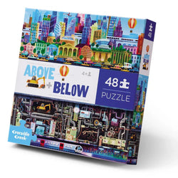 Big City Above & Below 48pc Puzzle - Crocodile Creek