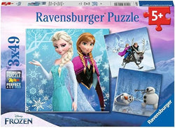 Frozen:Winter Adventures 3X49pc Ravensburger