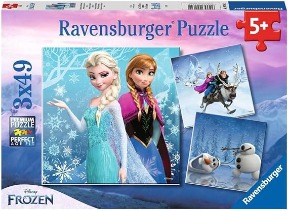Frozen:Winter Adventures 3X49pc Ravensburger