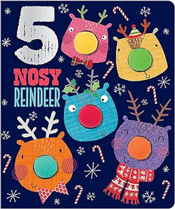 5 Nosy Reindeer Board Book
