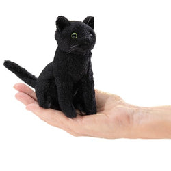 Mini Black Cat Finger Puppet - Folkmanis