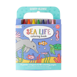 Sea Life - Carry Along Crayon & Colouring Book Kit
