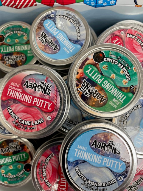 Mini Thinking Putty Christmas Stocking Stuffers - Crazy Aaron's