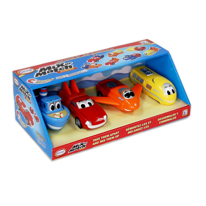 Mix or Match Magnetic Vehicles Junior - Set 1