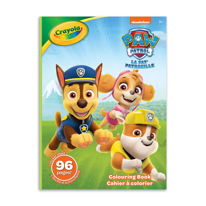 Paw Patrol 96pg Crayola Colouring Book