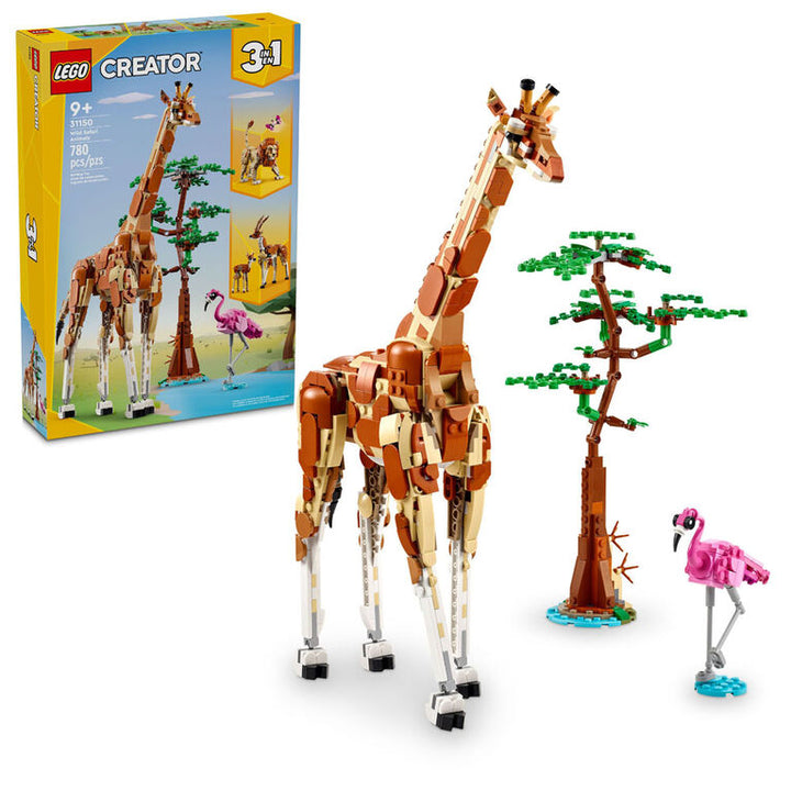 Wild Safari Animals - Lego Creator 3-in-1