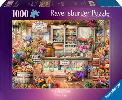 All Seasons Flower Shop 1000pc Puzzle - Ravensburger