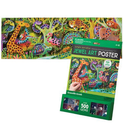 Jungle Paradise Jewel Art Poster - Crocodile Creek