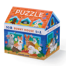 Bunny House 50pc House Puzzle - Crocodile Creek