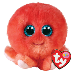 Sheldon - Coral Octopus TY Puff Ball