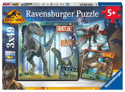 Jurassic World Dominion 3 x 49pc Ravensburger