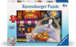 Happy Cat Pizza 35pc Puzzle - Ravensburger