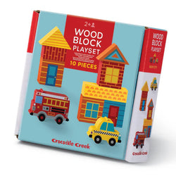 Busy City Build & Play Mini Wood Blocks - Crocodile Creek