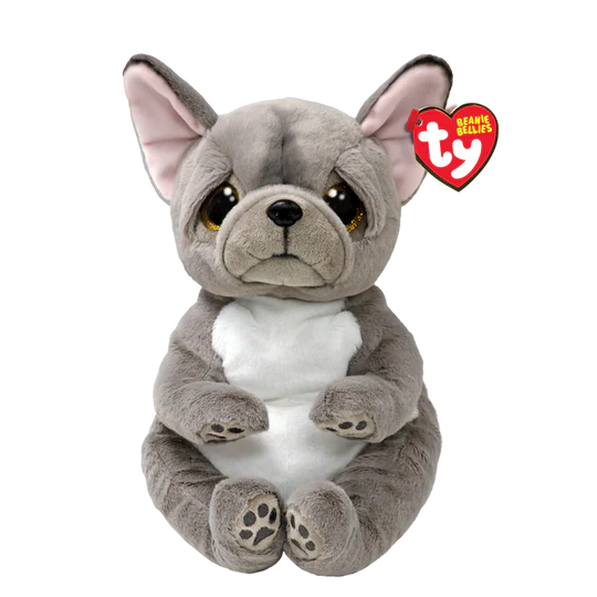 Wilfred - Gray Dog Beanie Belly Medium - TY