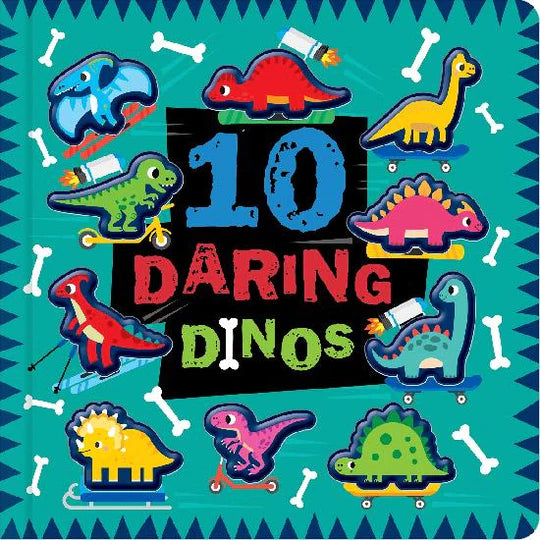10 Daring Dinos Board Book