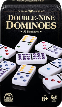 Double 9 Dominoes - Tin Box