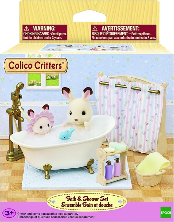 Bath and Shower Set - Calico Critters