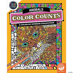 Colour Counts: Animals - Colour By Number