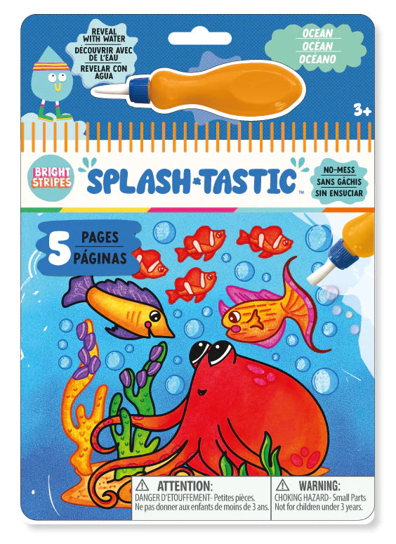 Splash-Tastic Ocean Magic Reveal Pad - Bright Stripes