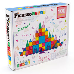 100pc Mini Diamond Magnetic Tileset - Picasso Tiles