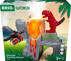 Dinosaur Erupting Volcano - Brio