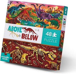 48Pc Puzzle Above & Below:Dinosaur World