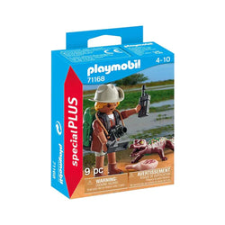 Researcher with Young Caiman - Playmobil