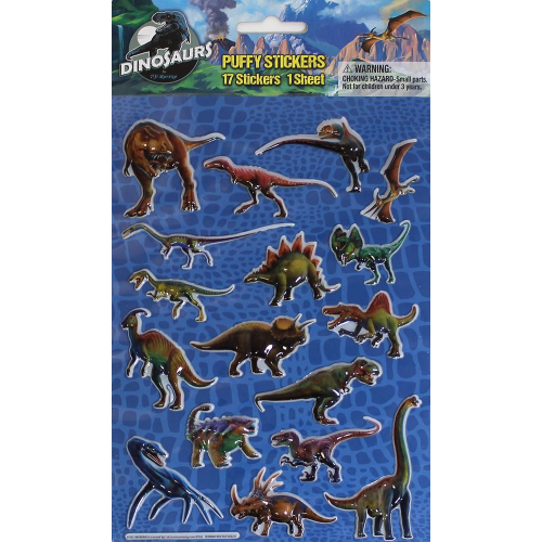 Dinosaurs - Puffy Stickers