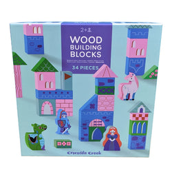 Princess Palace Build & Play Wood Blocks - Crocodile Creek