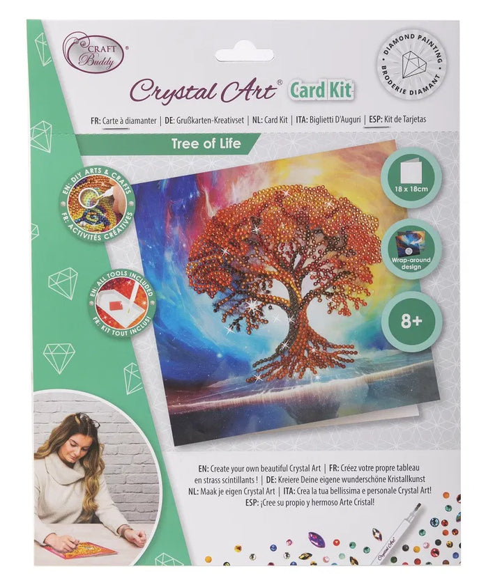 Tree of Life Crystal Art Card Kit