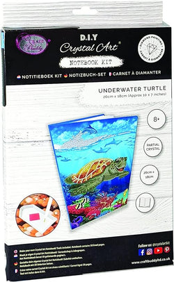 Underwater Turtle - Crystal Art Notebook Kit