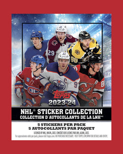 Topps NHL Sticker Packs 23/24