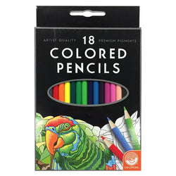Coloured Pencils:(18)