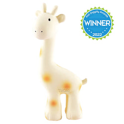 Giraffe Natural Rubber Teether/Rattle/Bath Toy