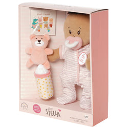 Love, Stella Sleepy Time Set Beige Doll with Brown Tuft - Manhattan Toy