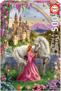 Fairy and Unicorn 500pc Puzzle - Educa