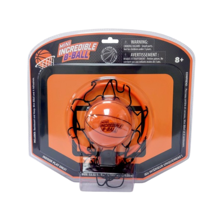 Mini Incredible Basketball/Hoop Set