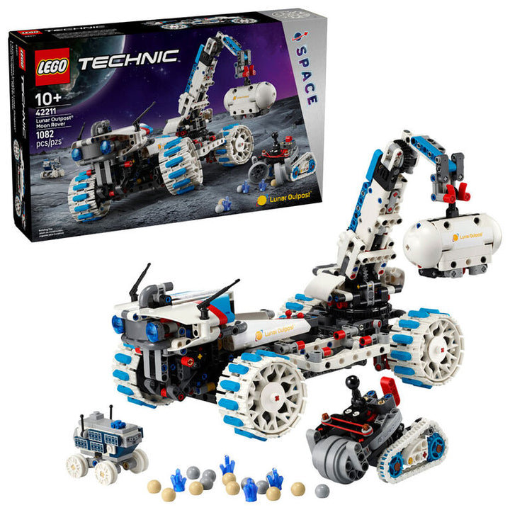 Lunar Outpost Moon Rover Space Vehicle - Lego Technic Space