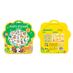 Puffy Stickers - Animal 50pc - Avenir