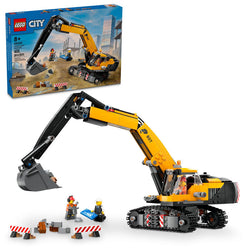 Yellow Construction Excavator - Lego City