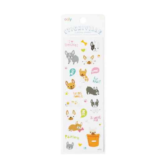 Frenchies - Stickiville Skinny Stickers