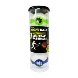 NightBall Light-Up LED Baseball 3-pack
