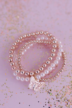 Blush Crush Bracelet Set 4pc