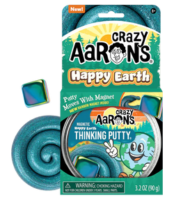 4" Tin - Magnetic Storms - Happy Earth - Crazy Aaron's Putty
