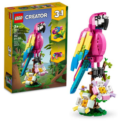 Exotic Pink Parrot - Lego Creator 3-in-1